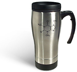 caffeine molecule mug